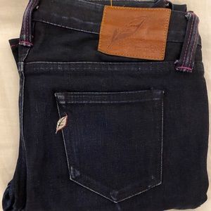 Pure Blue Japan purple jeans